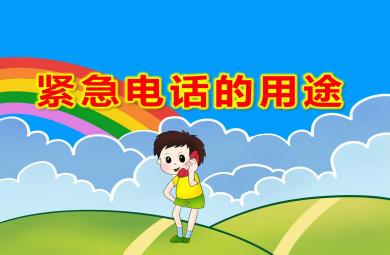 大班紧急电话的用途PPT课件教案